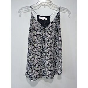 Loft Women's V-Neck Camisole, XS Petite, Floral Print